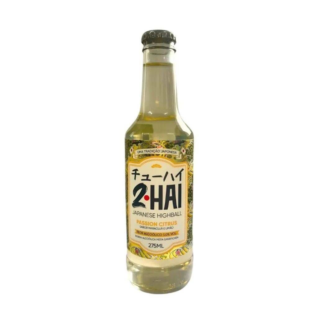 2HAI   COQUETEL JAPONES SABOR MARACUJA COM LIMAO - 275ML - 7893095731491