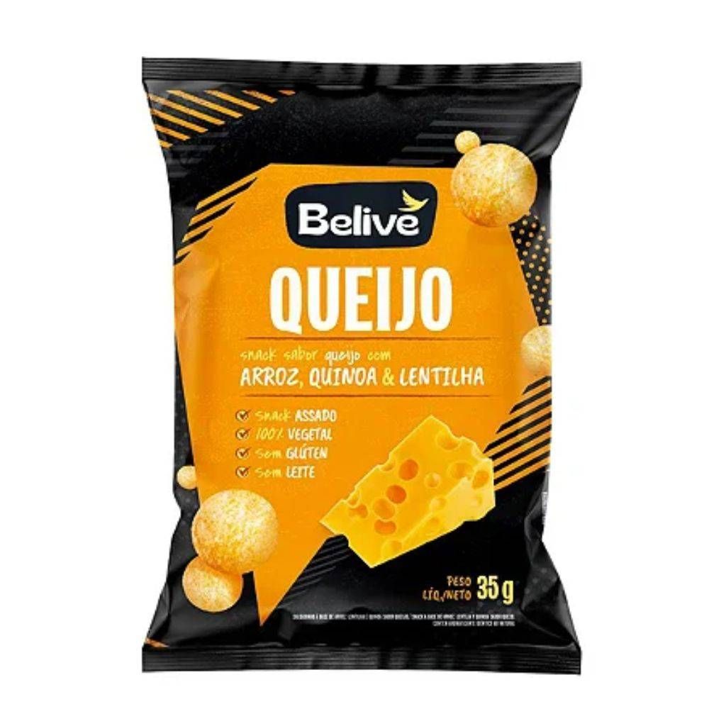 SNACKS BELIVE QUEIJO 35G