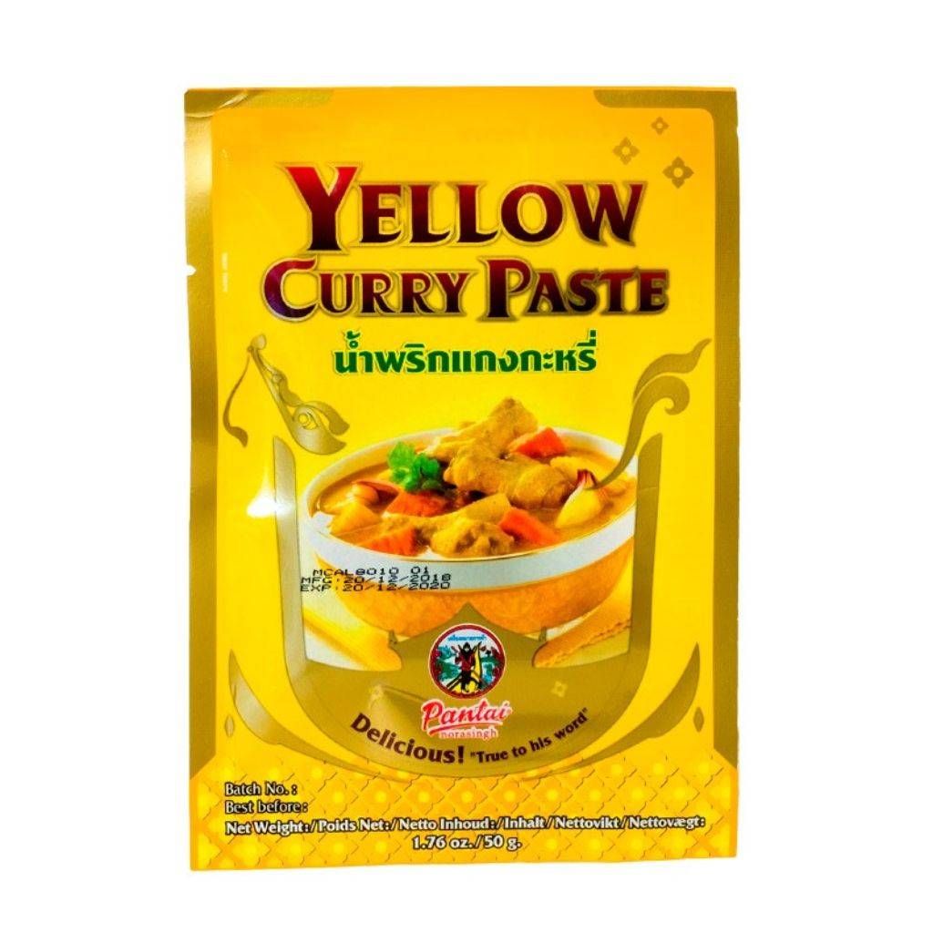 PASTA DE CURRY AMARELO 50g
