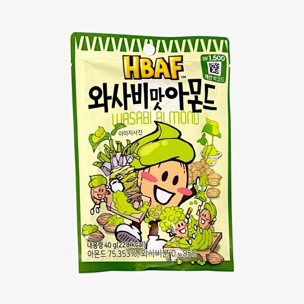 HBAF SNACK WASABI ALMOND - PACK 6X1 40G