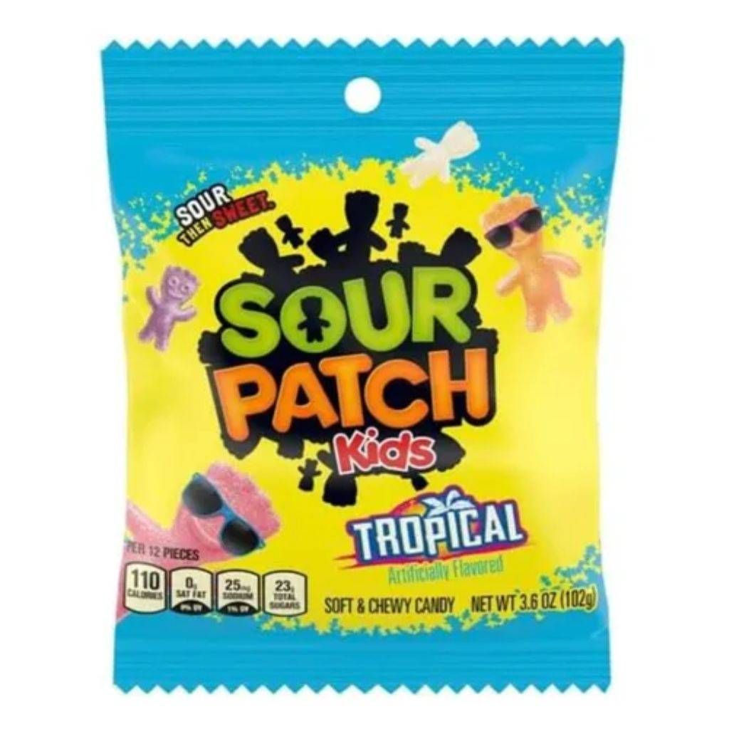 BALAS SABOR TROPICAL SOUR PATCH 80g