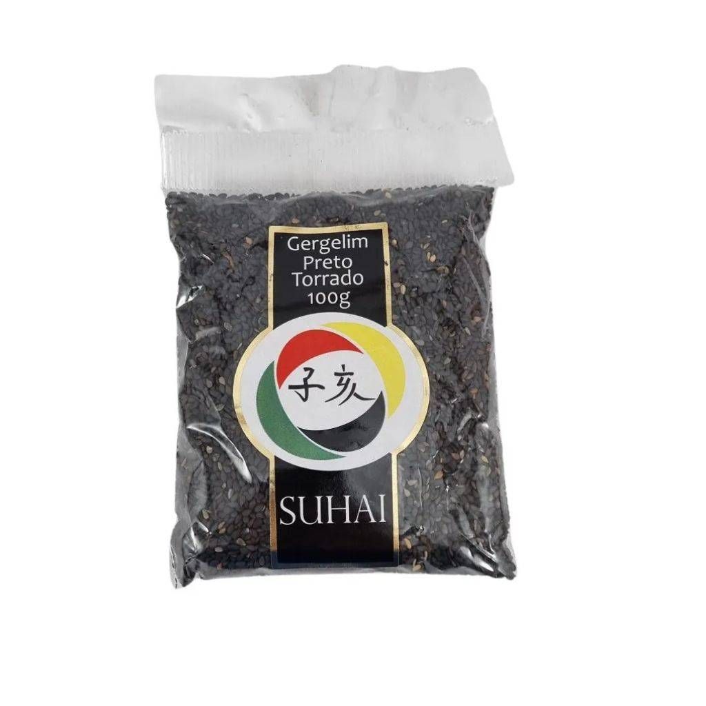 GERGELIM PRETO TORRADO 100G SUHAI