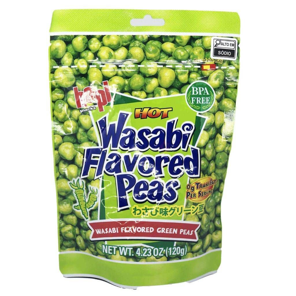 HAPI SALGADINHO DE ERVILHA SABOR WASABI - 120G