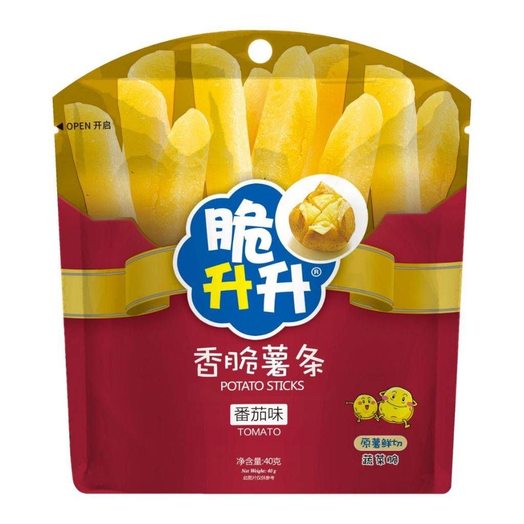 SALGADINHO DE BATATA SABOR TOMATE 40G