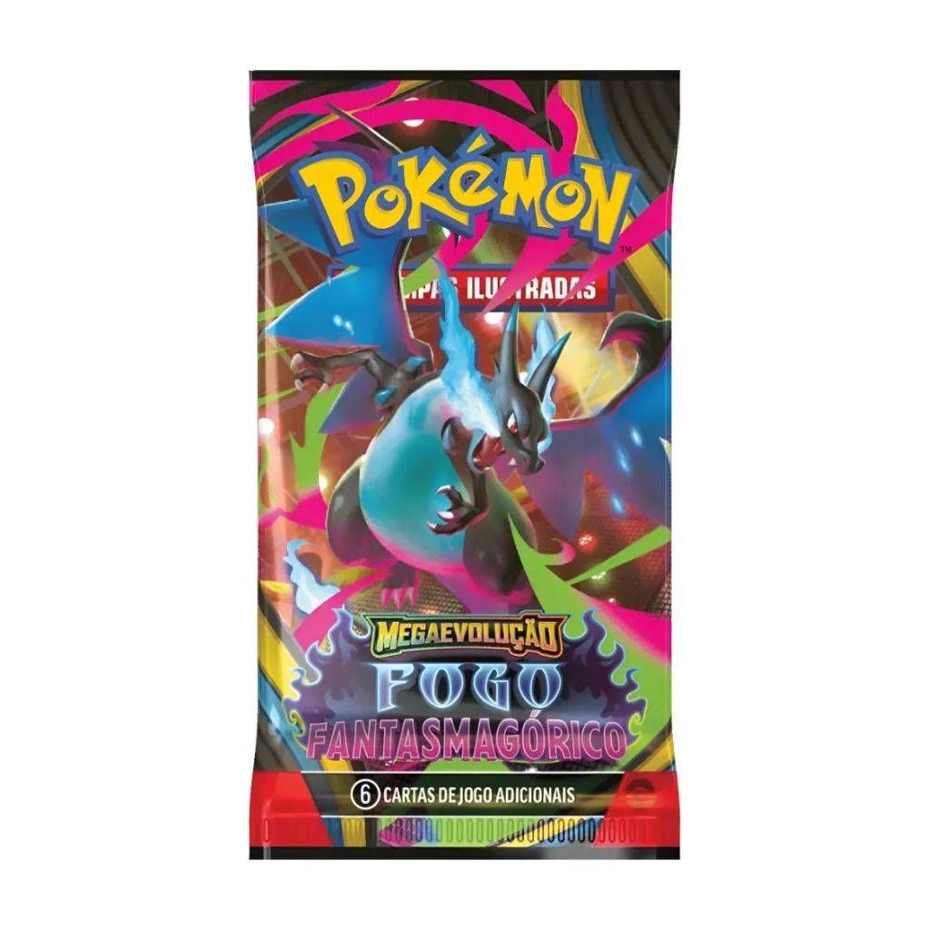 PROMO MEGA EVOLUÇÃO FOGO FANTASMAGÓRICO POKEMON BOOSTER