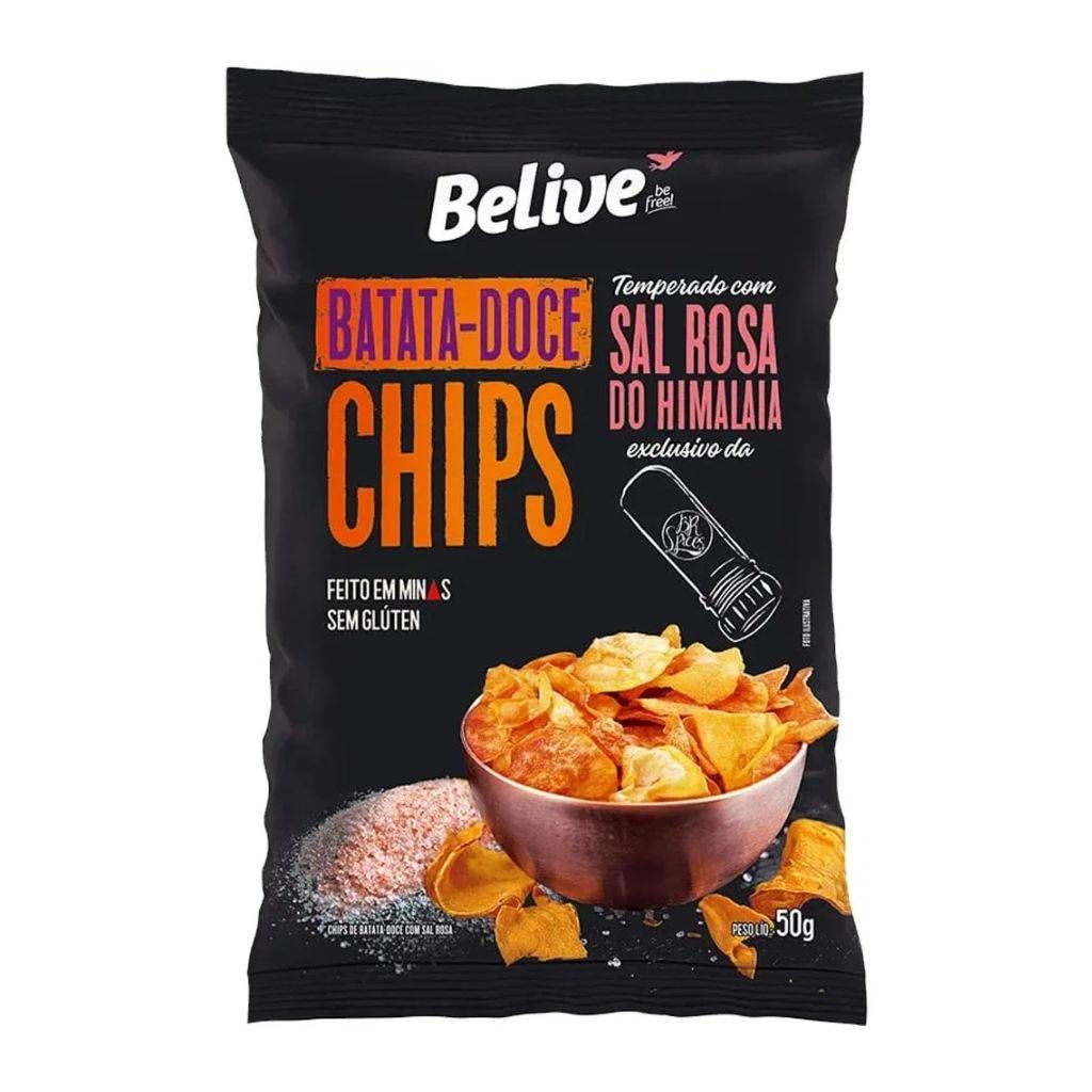 CHIPS BATATA DOCE SAL ROSA DO HIMALAIA 50GR