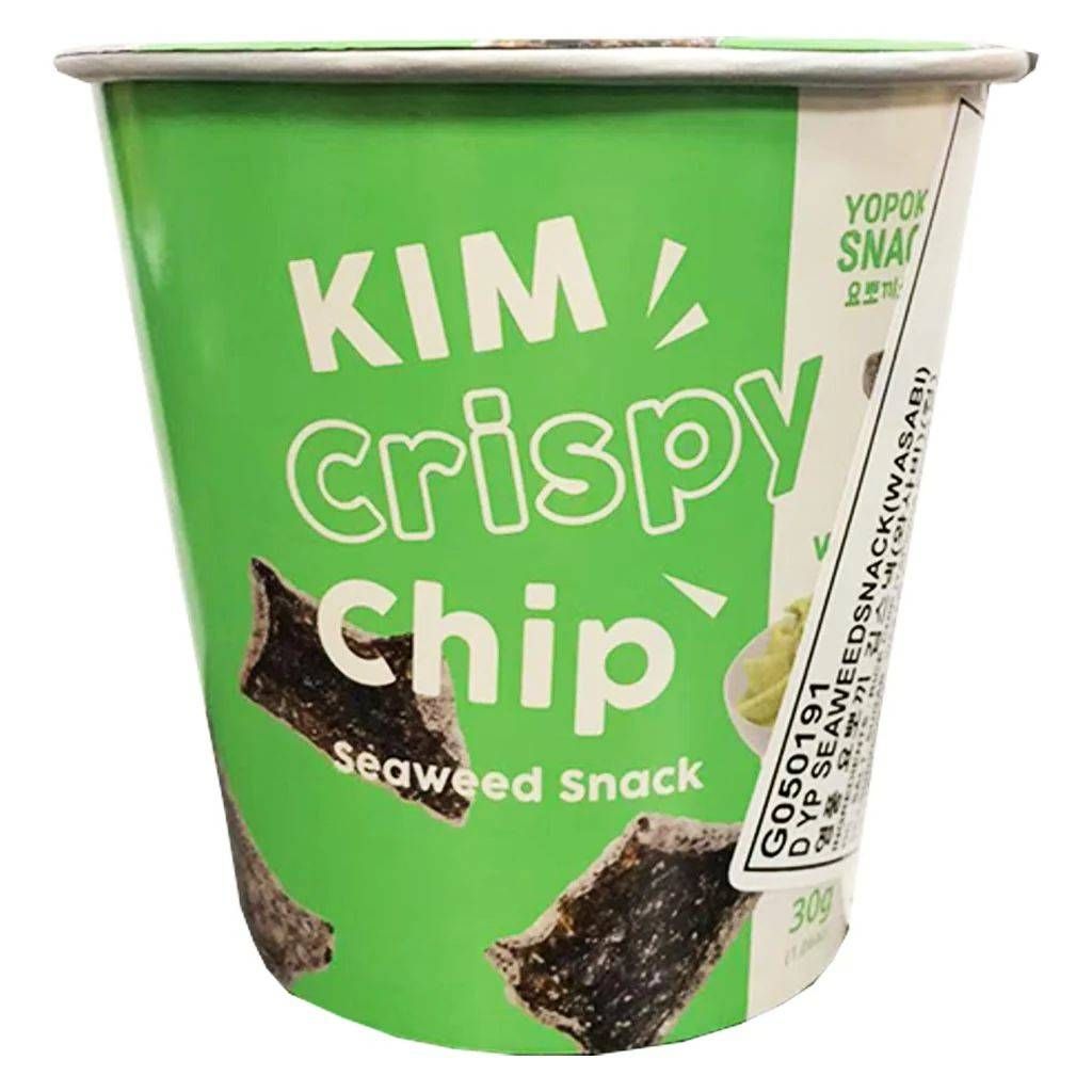 YP ALGA KIM CRISPY : WASABI 12X1 30G 12UN