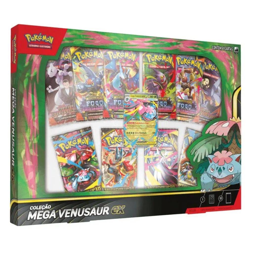 MEGA VENUSAUR EX 61 CARTAS