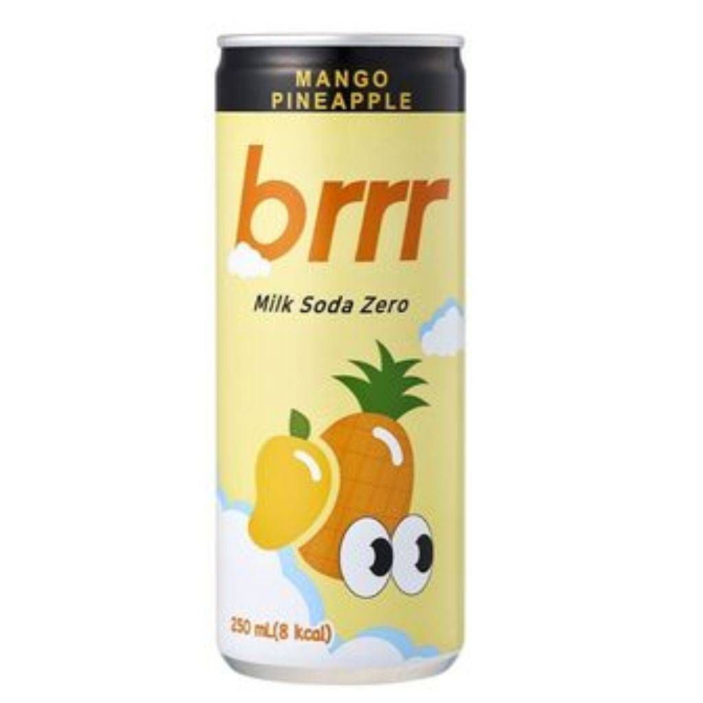 BRRR BEB MILK SODA ZERO MANGA C/ABACAXI 30X1 250ML