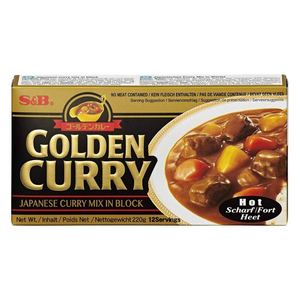 SB GOLDEN CURRY HOT 220G - 074880030723