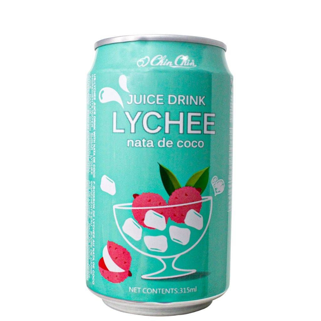 SUCO DE LICHIA COM NATA DE COCO
