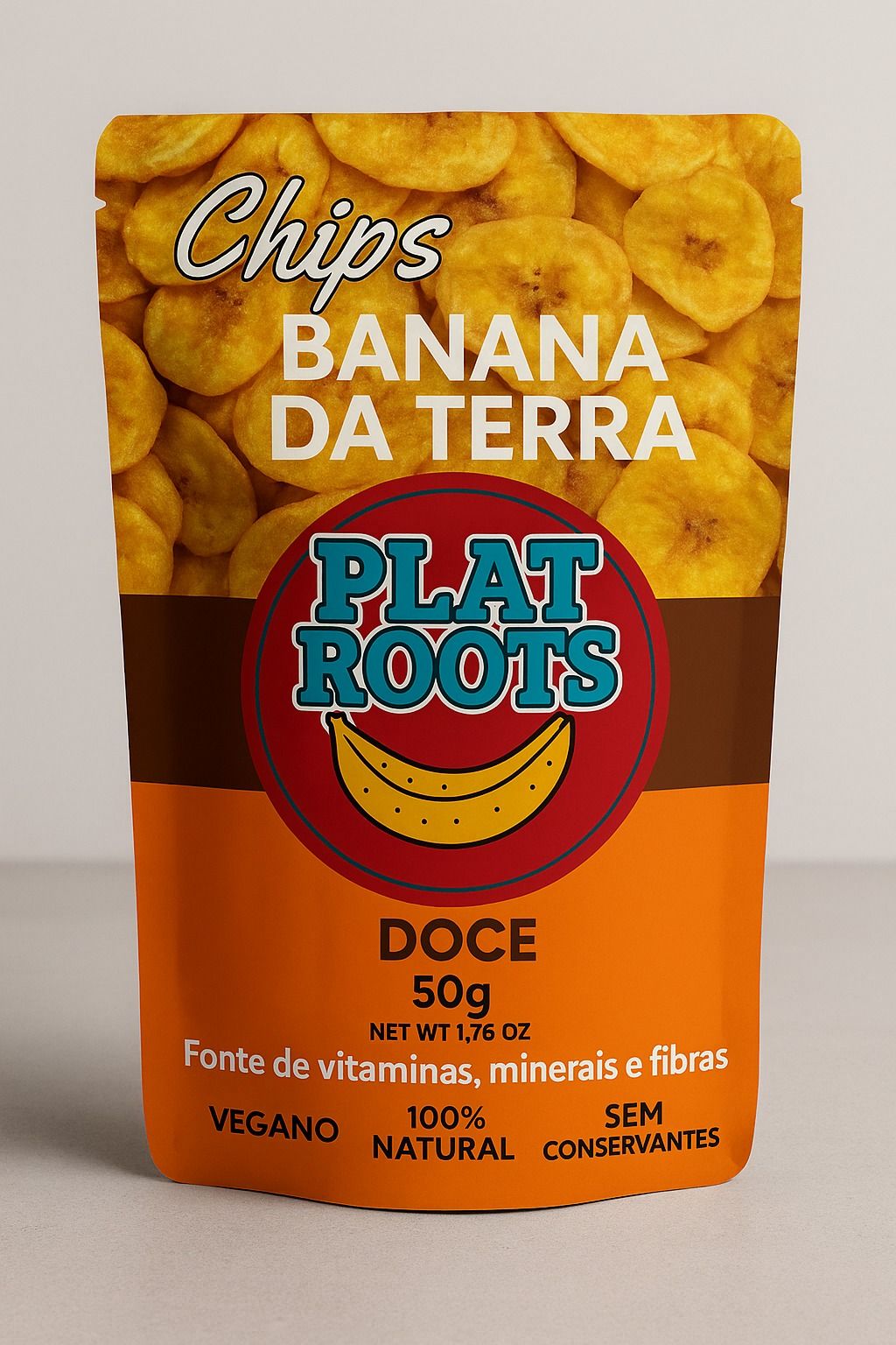 chips banana da terra caramelo