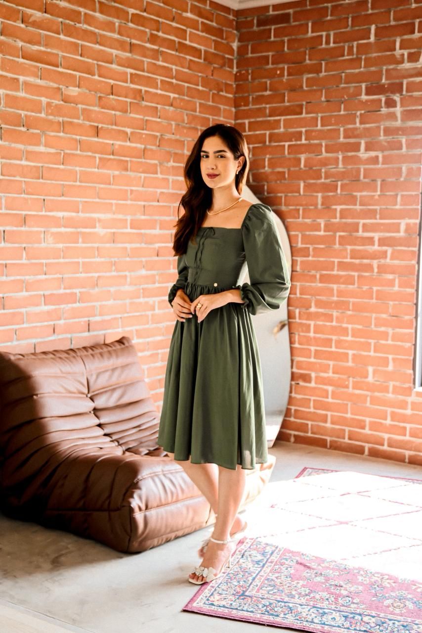 Vestido Helena Verde 