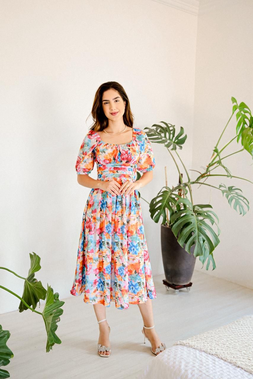Vestido Serena Estampado 