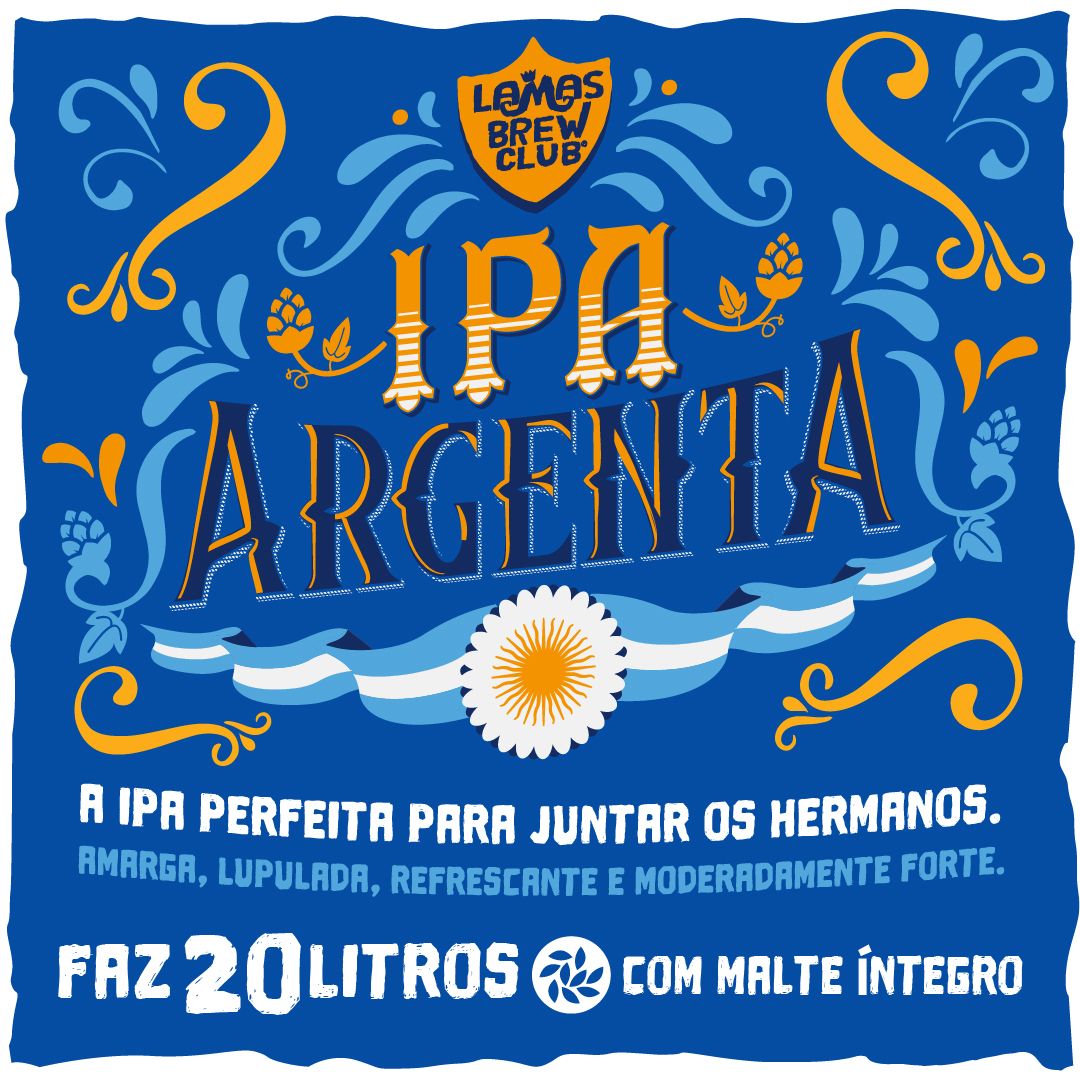 Kit IPA Argenta 20L com Malte Grãos