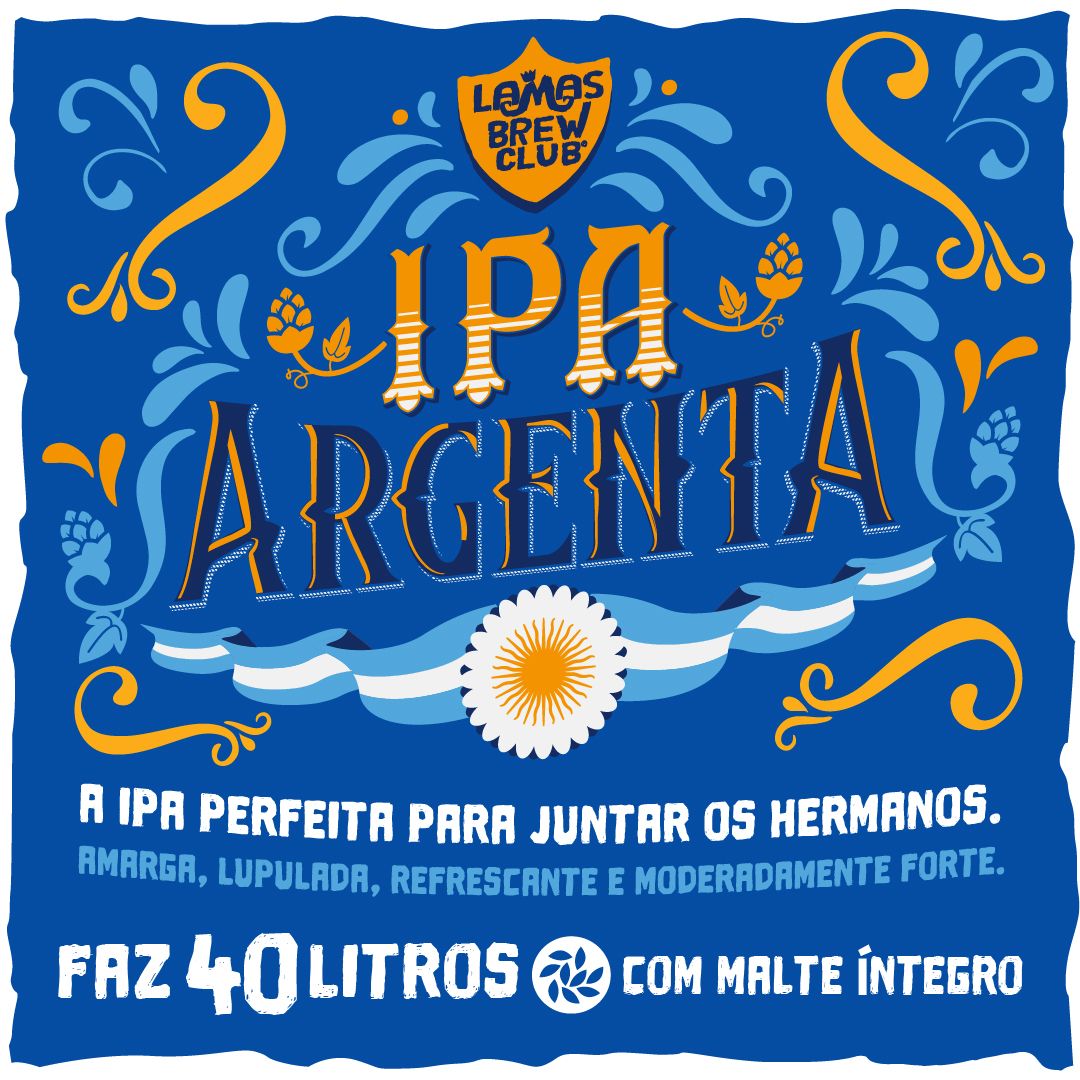 Kit IPA Argenta 40L com Malte Grãos