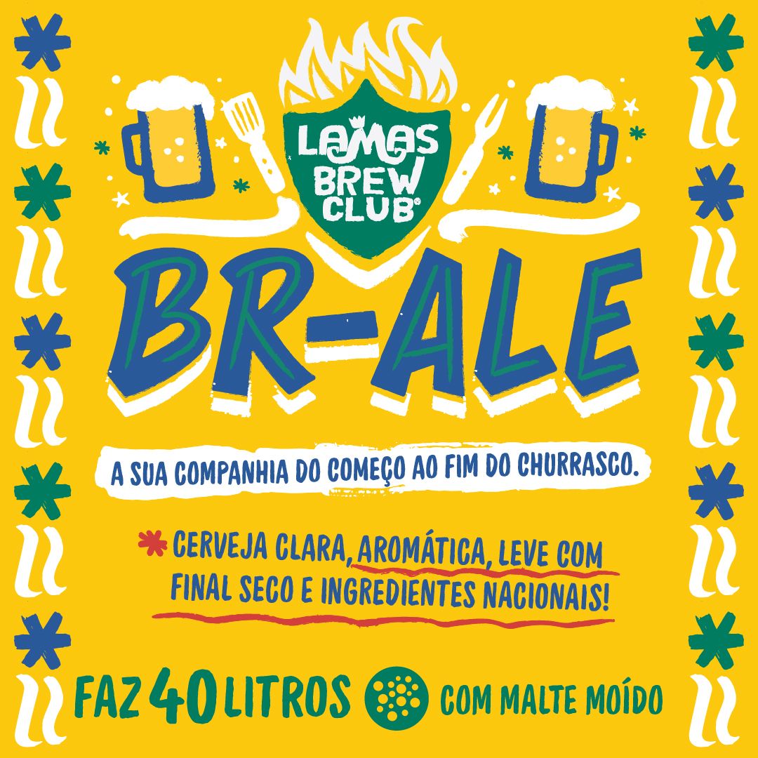 Kit BR Ale 40L com Malte Moído