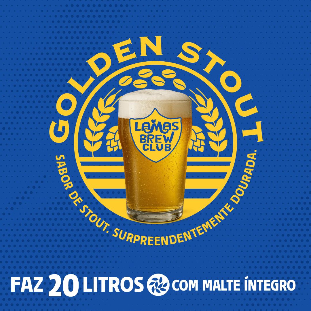 Kit Golden Stout 20L com Malte Grãos