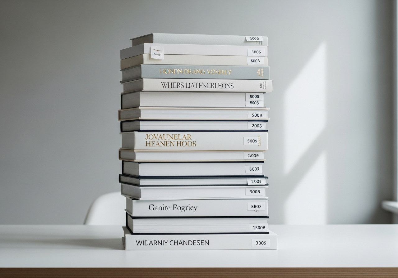 Pilha de livros caros