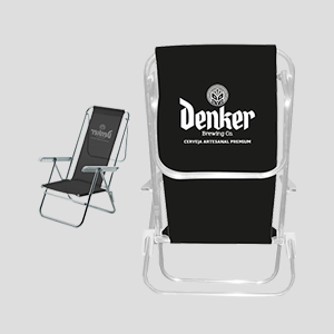 Cadeira de praia Denker Reclinável