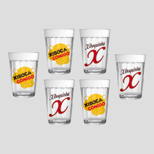 Kit 6 copos Americano Xiboquinha