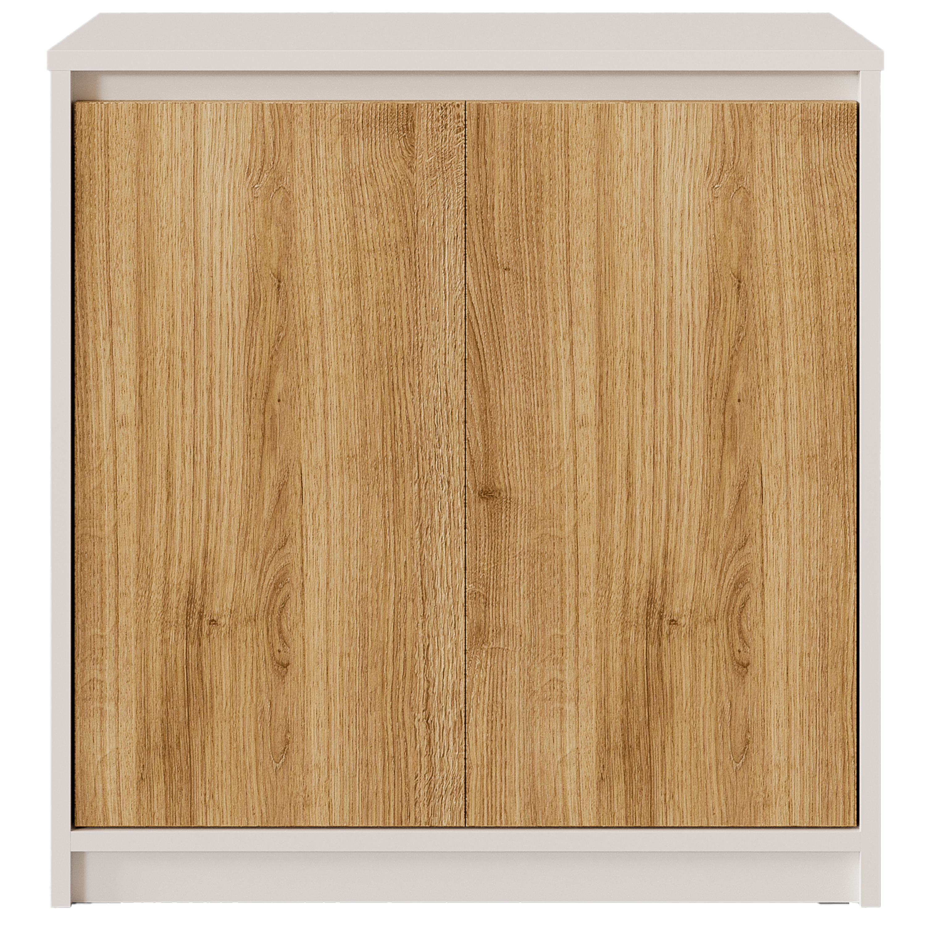 Armário Baixo 2 Portas 75x40cm - Linha Beta (Branco - Branco)