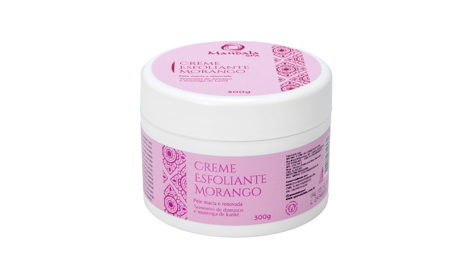 CREME ESFOLIANTE MORANGO