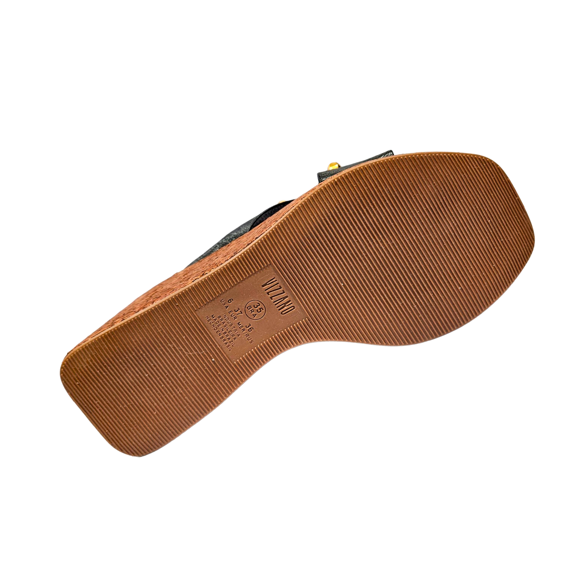 Tamanco Plataforma Vizzano Rebites Preto - 6559.102