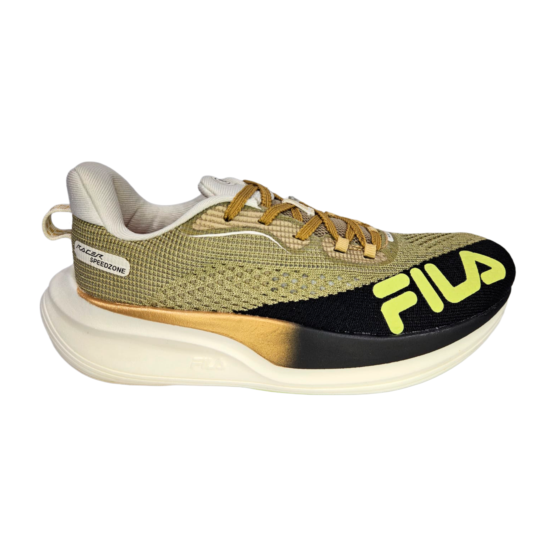Tênis Fila Racer Speedzone Feminina Dourado/Preto/Limão - F02R00154-7537