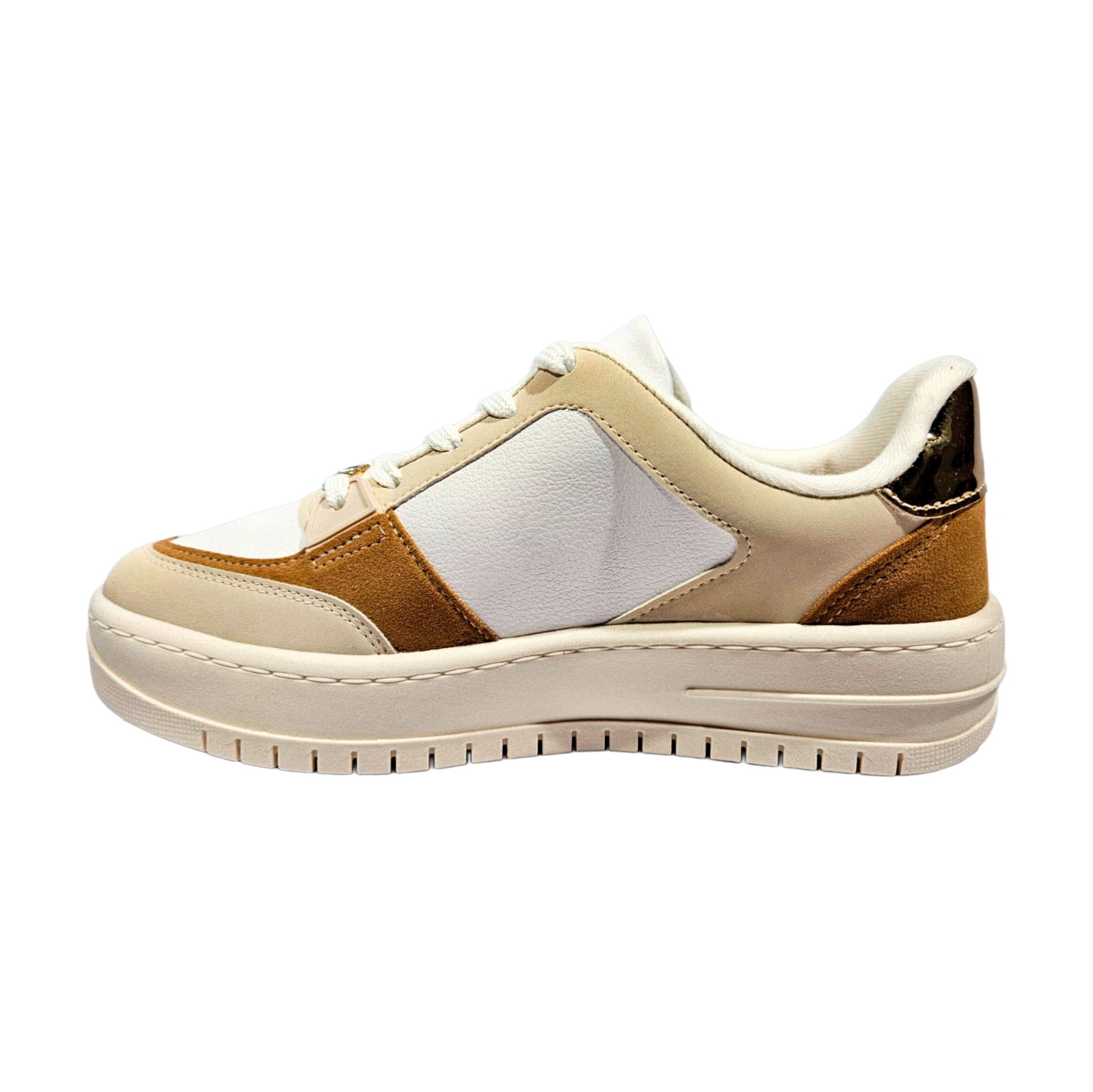 Tênis Vizzano Casual Feminino Plataforma Off White - 1389.131