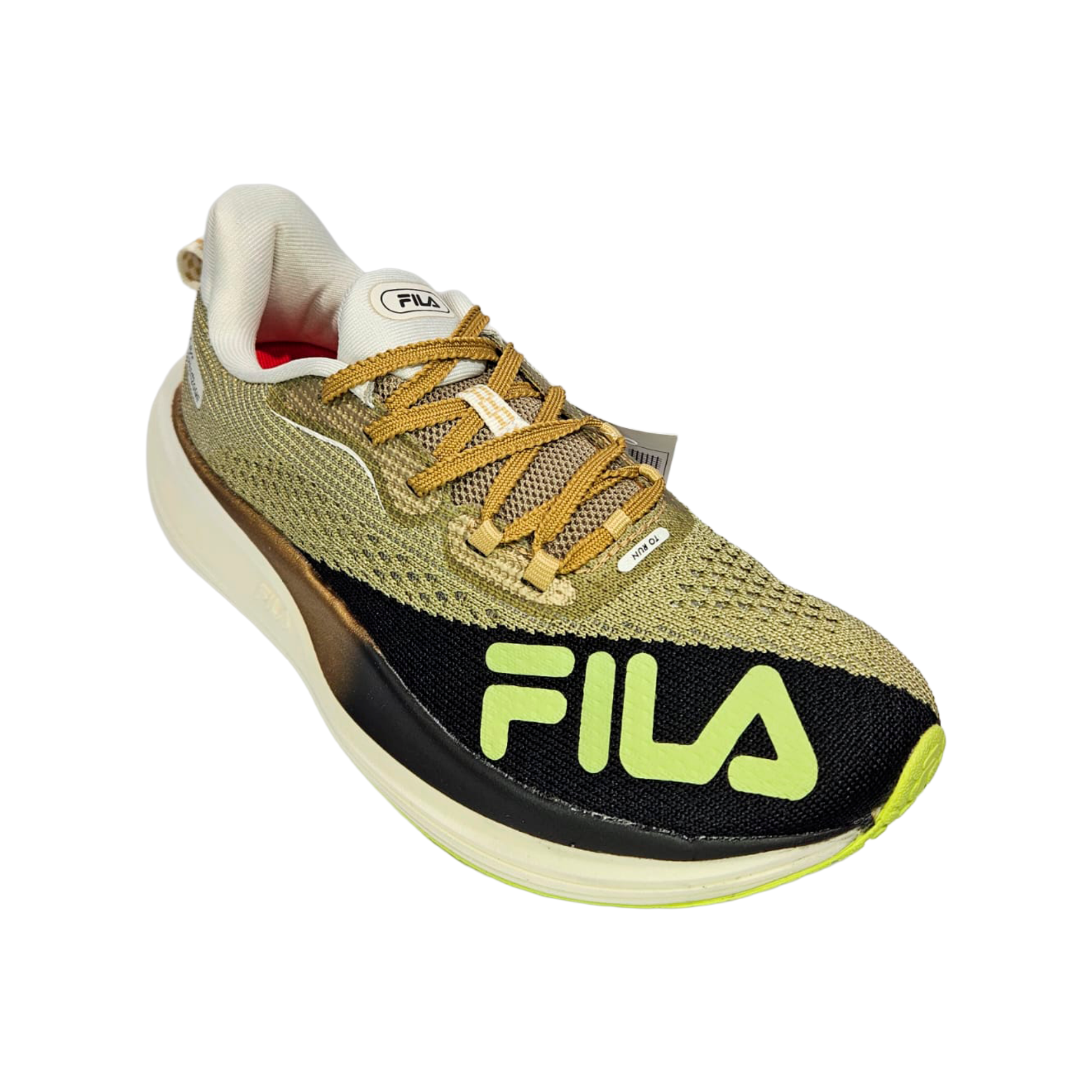 Tênis Fila Racer Speedzone Feminina Dourado/Preto/Limão - F02R00154-7537