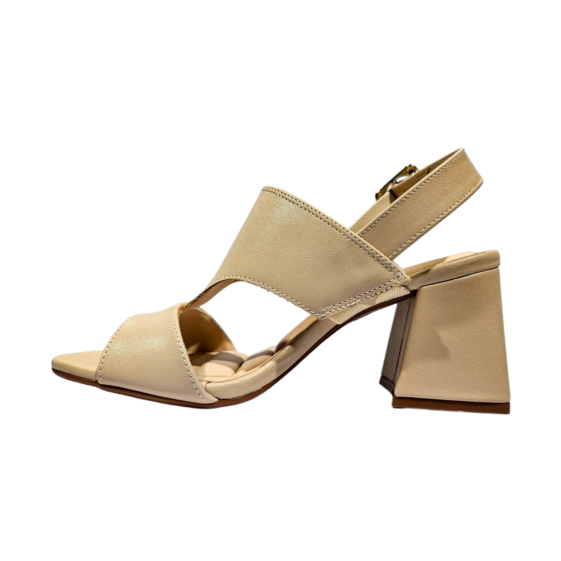 Sandália Bebecê Salto Bloco Aveia - T6030-127