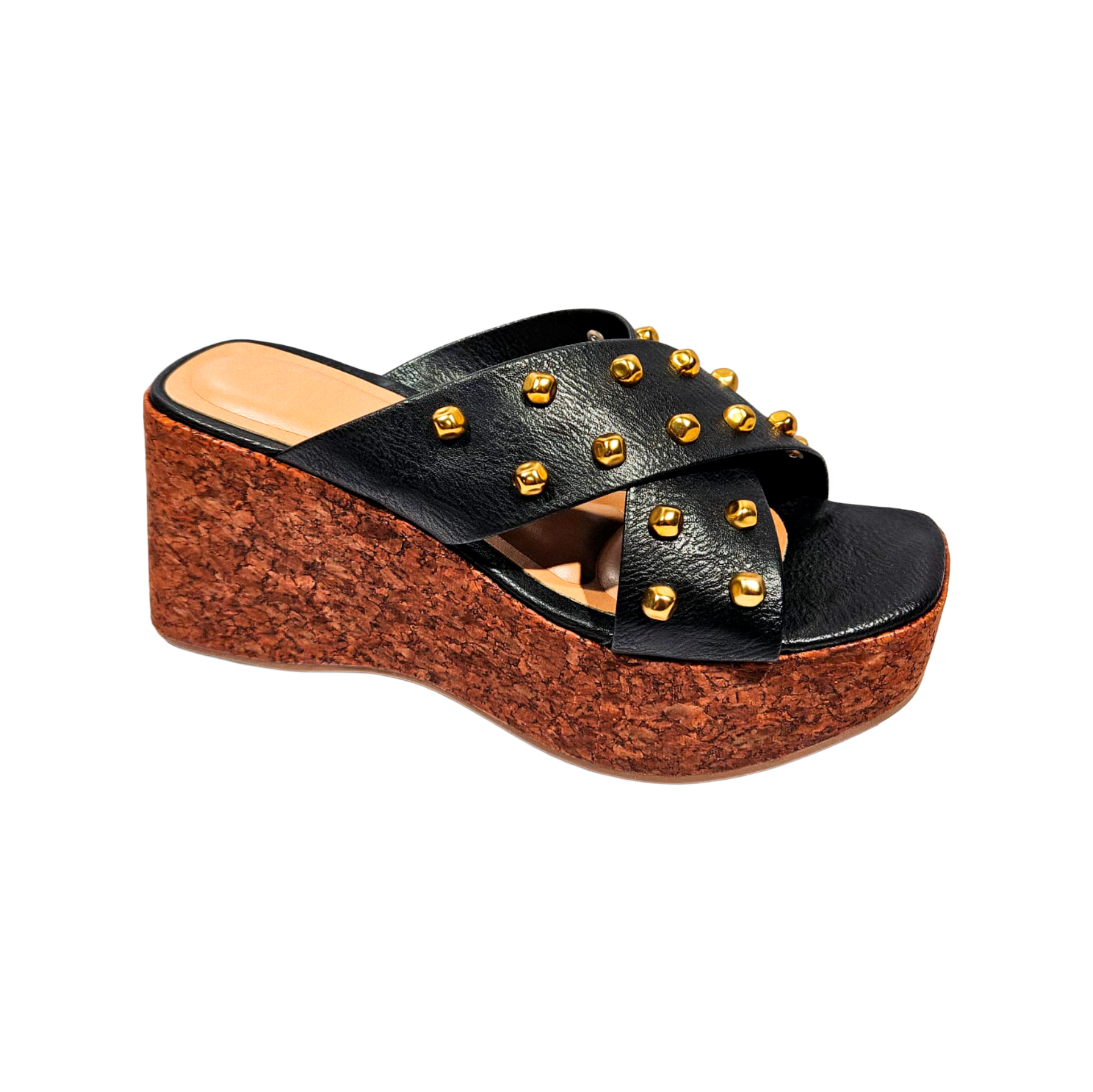 Tamanco Plataforma Vizzano Rebites Preto - 6559.102