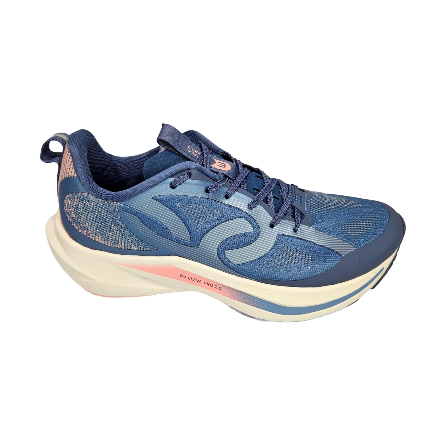 Tênis Olympikus Feminino Corre Vento 3 Azul/Rosa - 43447473