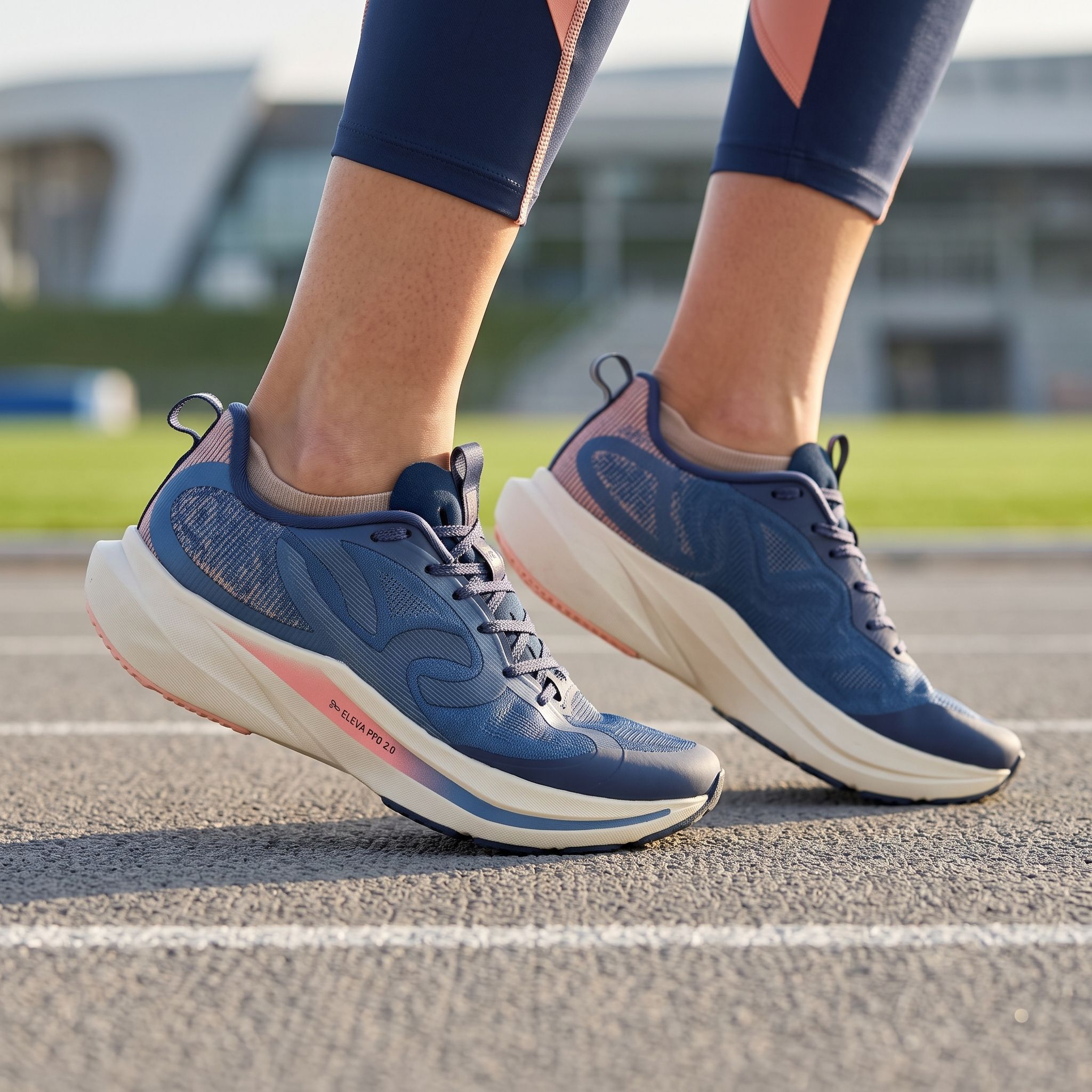 Tênis Olympikus Feminino Corre Vento 3 Azul/Rosa - 43447473