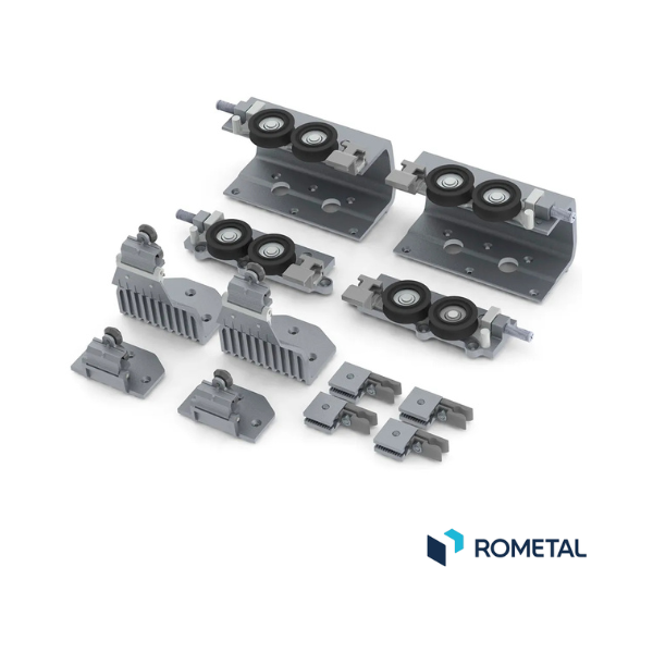KIT PORTA CORRER SS150 2 PORTAS ROMETAL
