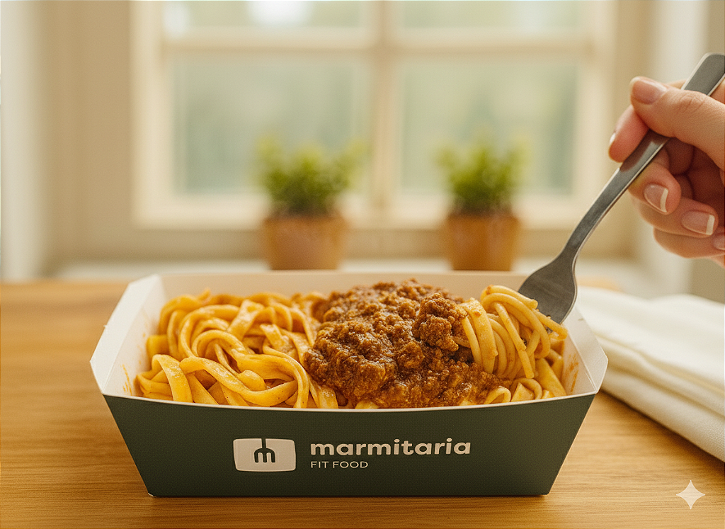 Talharim ao Molho Bolonhesa