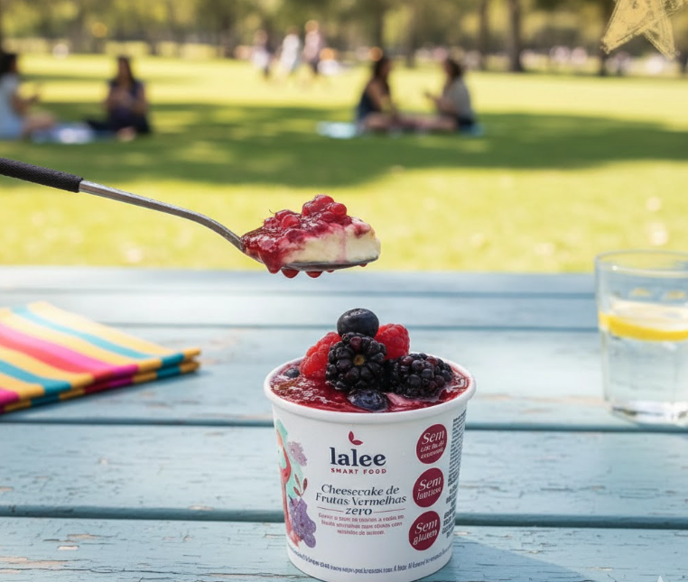 Gelado - Cheesecake de Frutas Vermelhas Zero - 60g