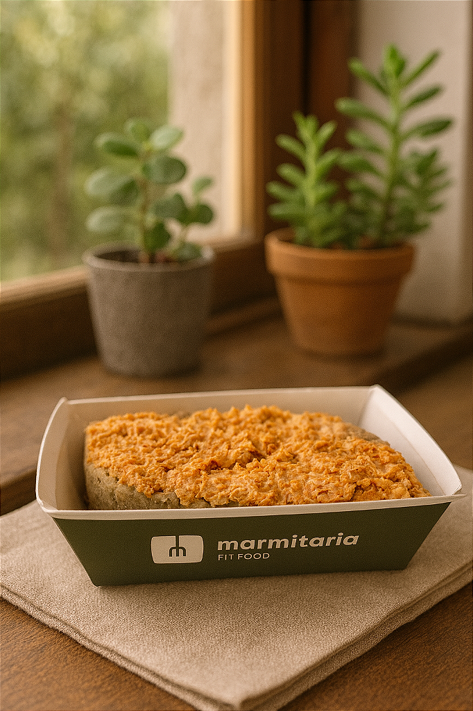 Canoa de Batata Doce com Frango Cremoso