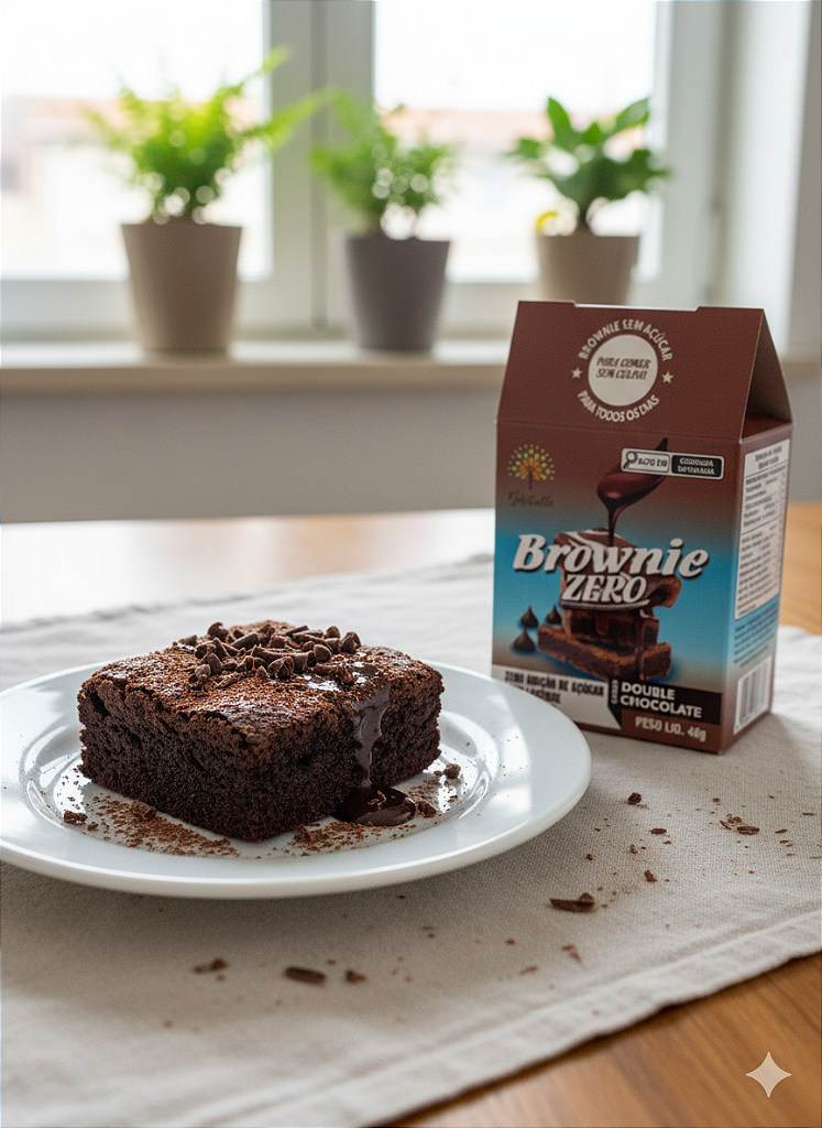 Brownie ZERO Double Chocolate - 40g