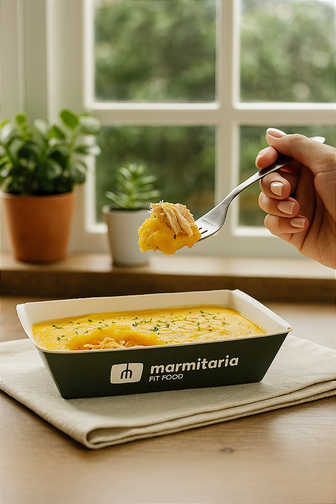 Escondidinho de Frango com Mandioquinha