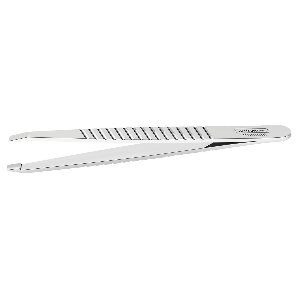 PINÇA COM PONTA DIAGONAL PROFESSIONAL -  AÇO INOX