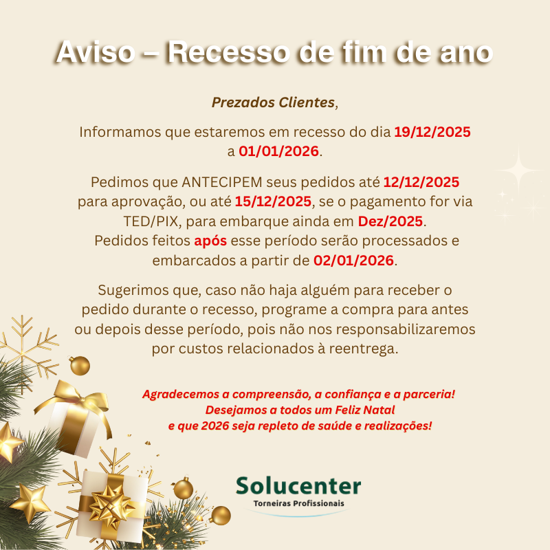 Solucenter - Recesso