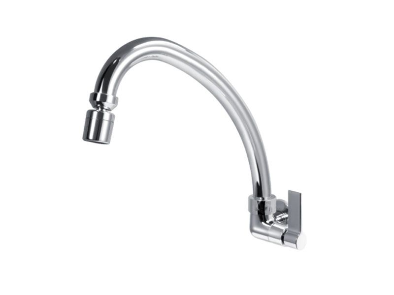 Torneira de Cozinha Parede Bica Movel 1/4 Volta C/ Arejador Articulado 21.091P