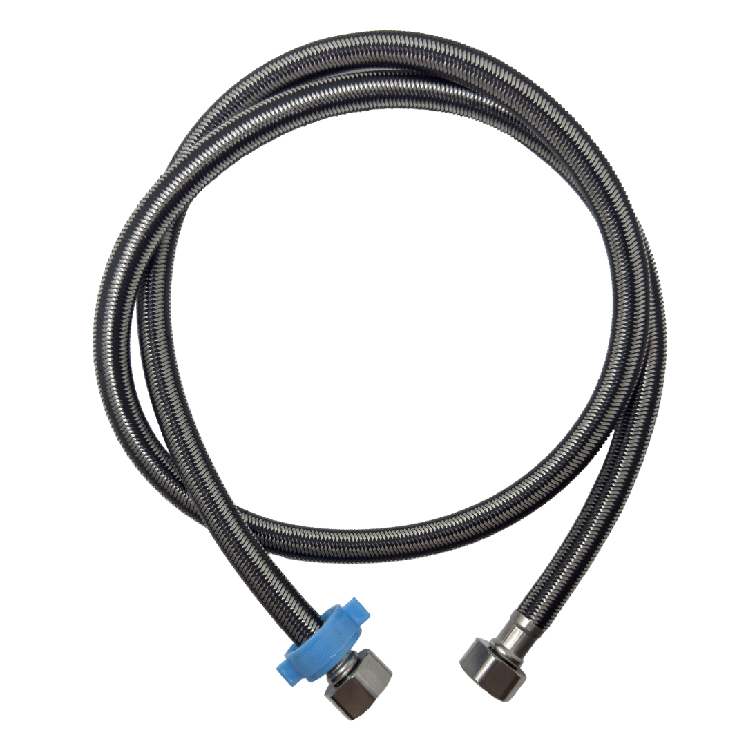Engate Flexível Inox Trançado 1,20m 1/2 Alta Pressão Água Quente e Fria Proflux 51.527