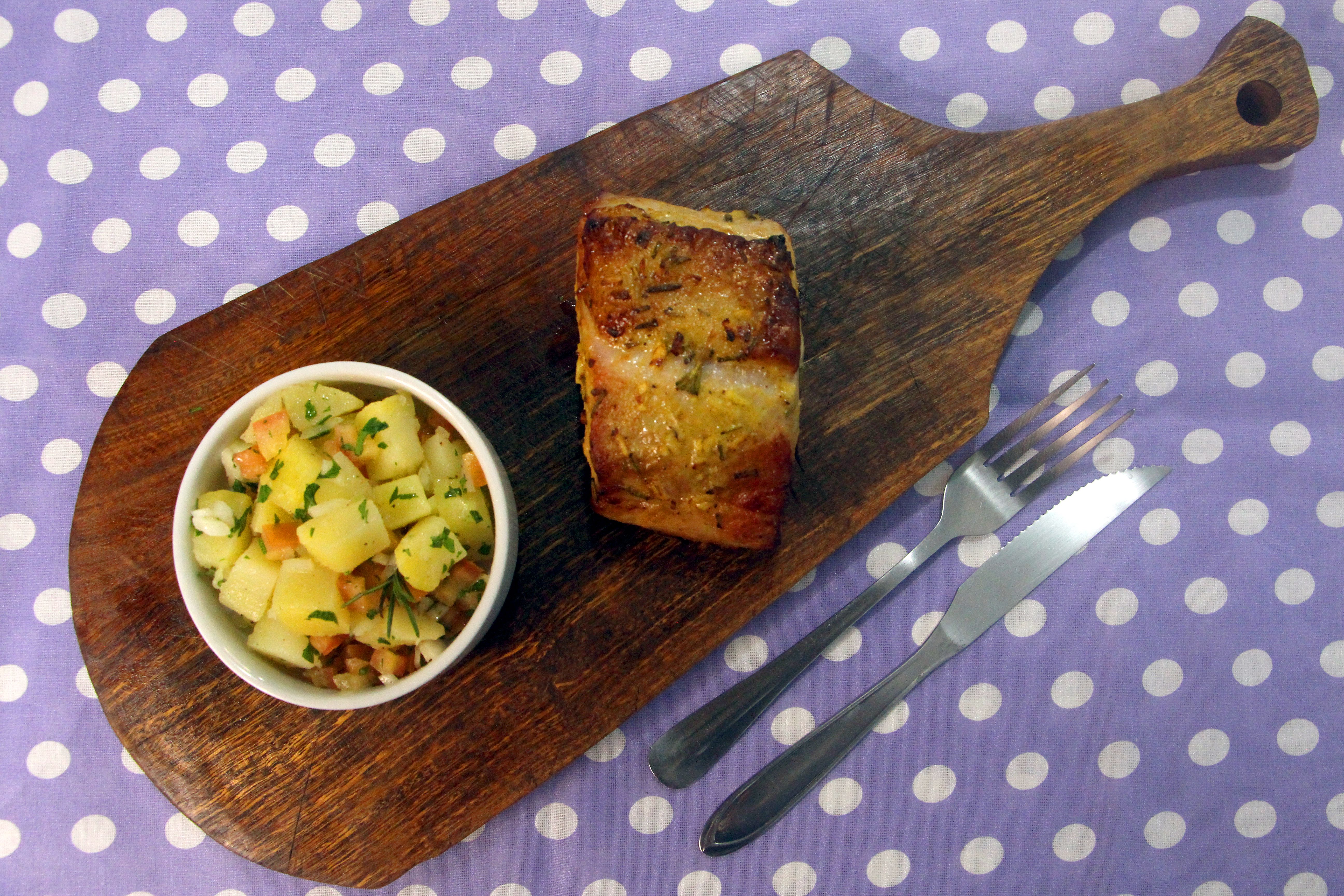 Lombinho suíno ao alecrim