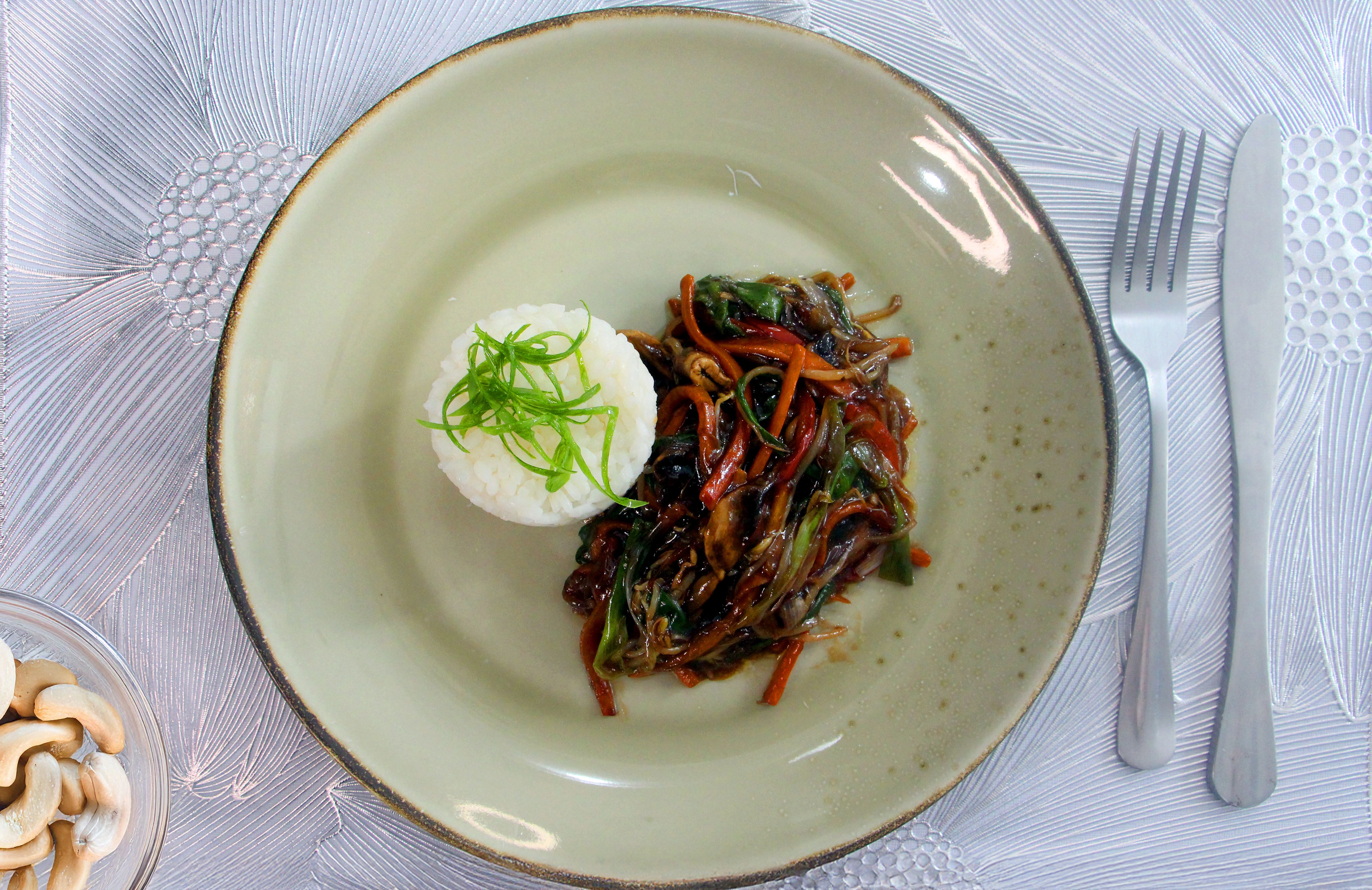 Chop suey vegetariano