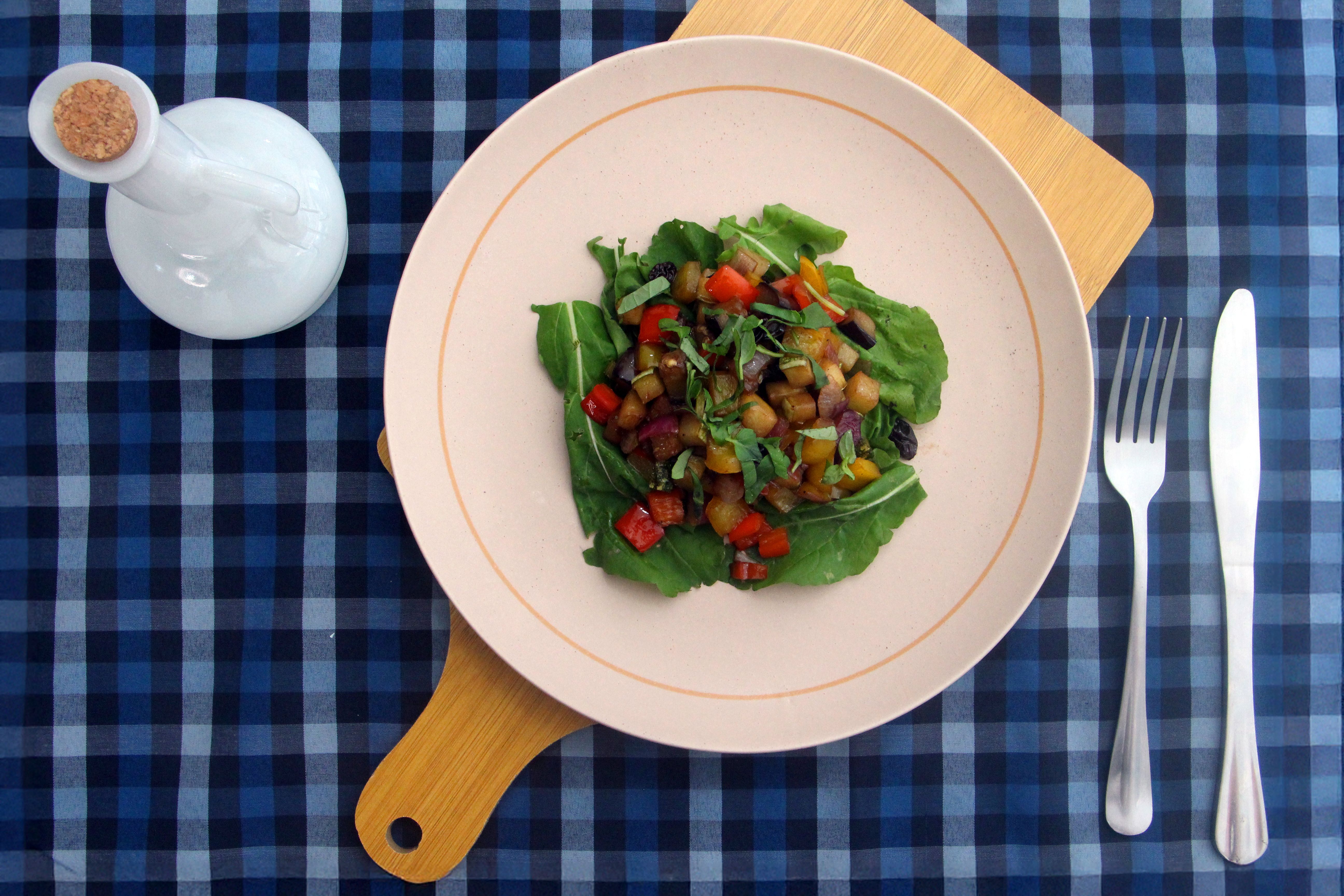 Caponata de verduras à siciliana