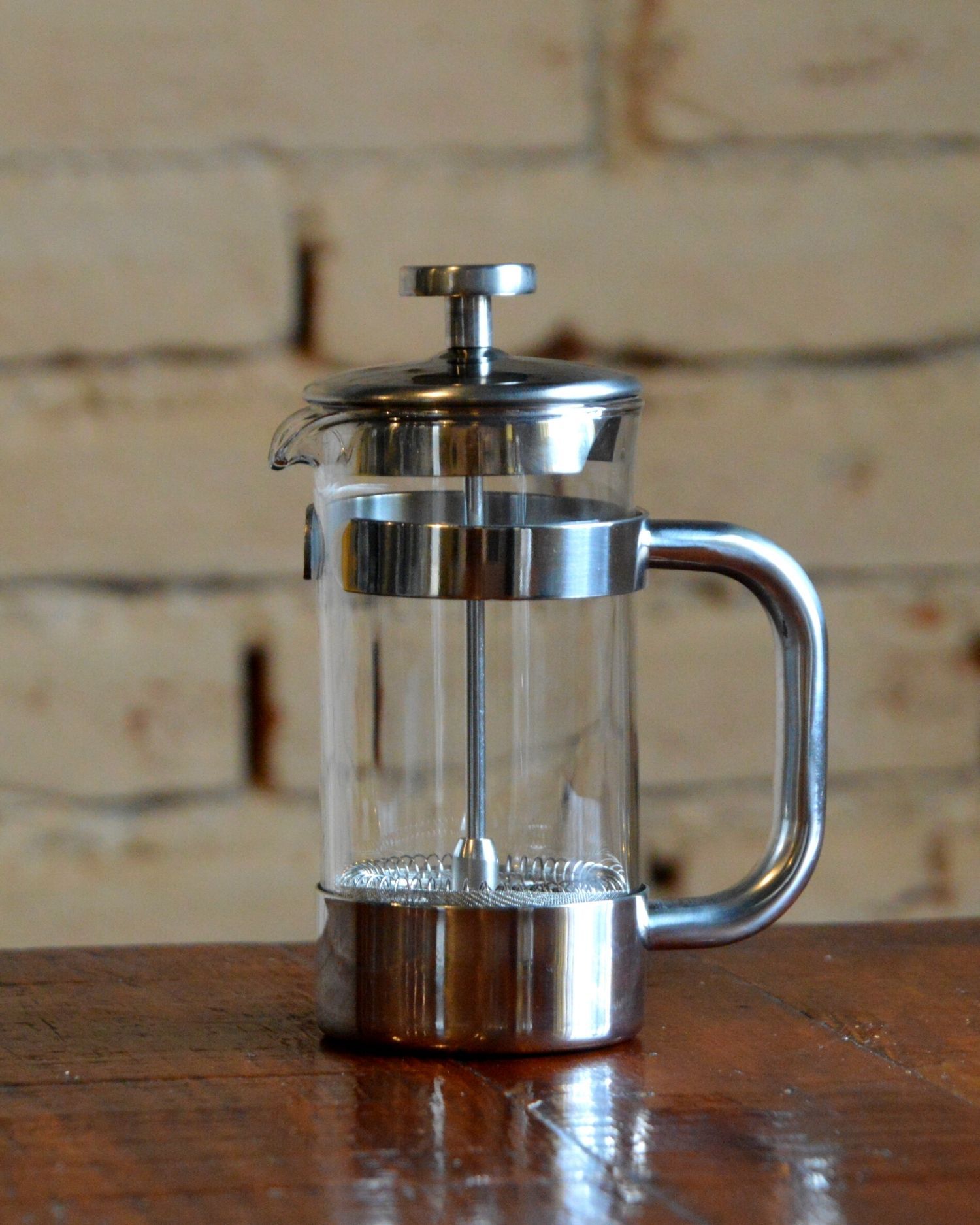 Prensa francesa 350ml vidro e inox