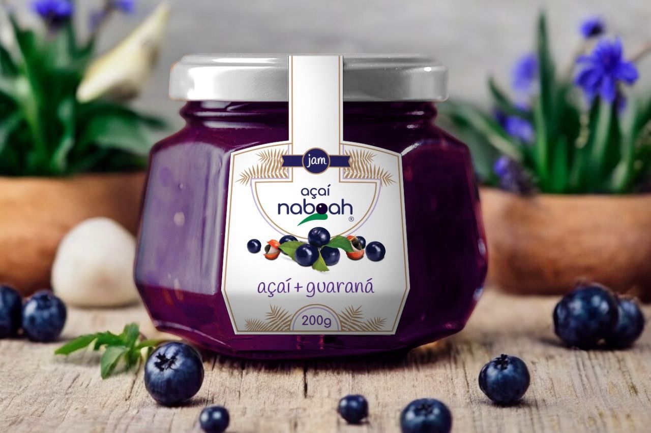 Geleia Açaí + Guaraná Naboah
